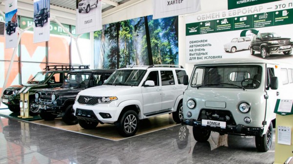 В апреле 2022 года компания УАЗ снизила продажи на российском рынке на 36%