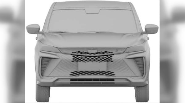 В РФ запатентован обновленный кроссовер GEELY Coolray 2023 года