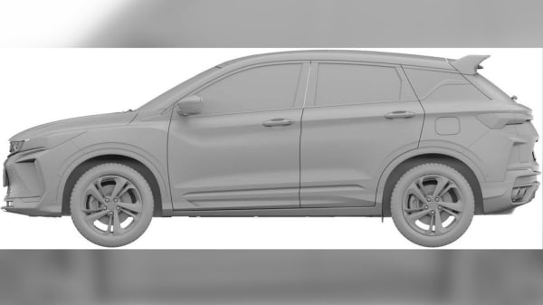 В РФ запатентован обновленный кроссовер GEELY Coolray 2023 года