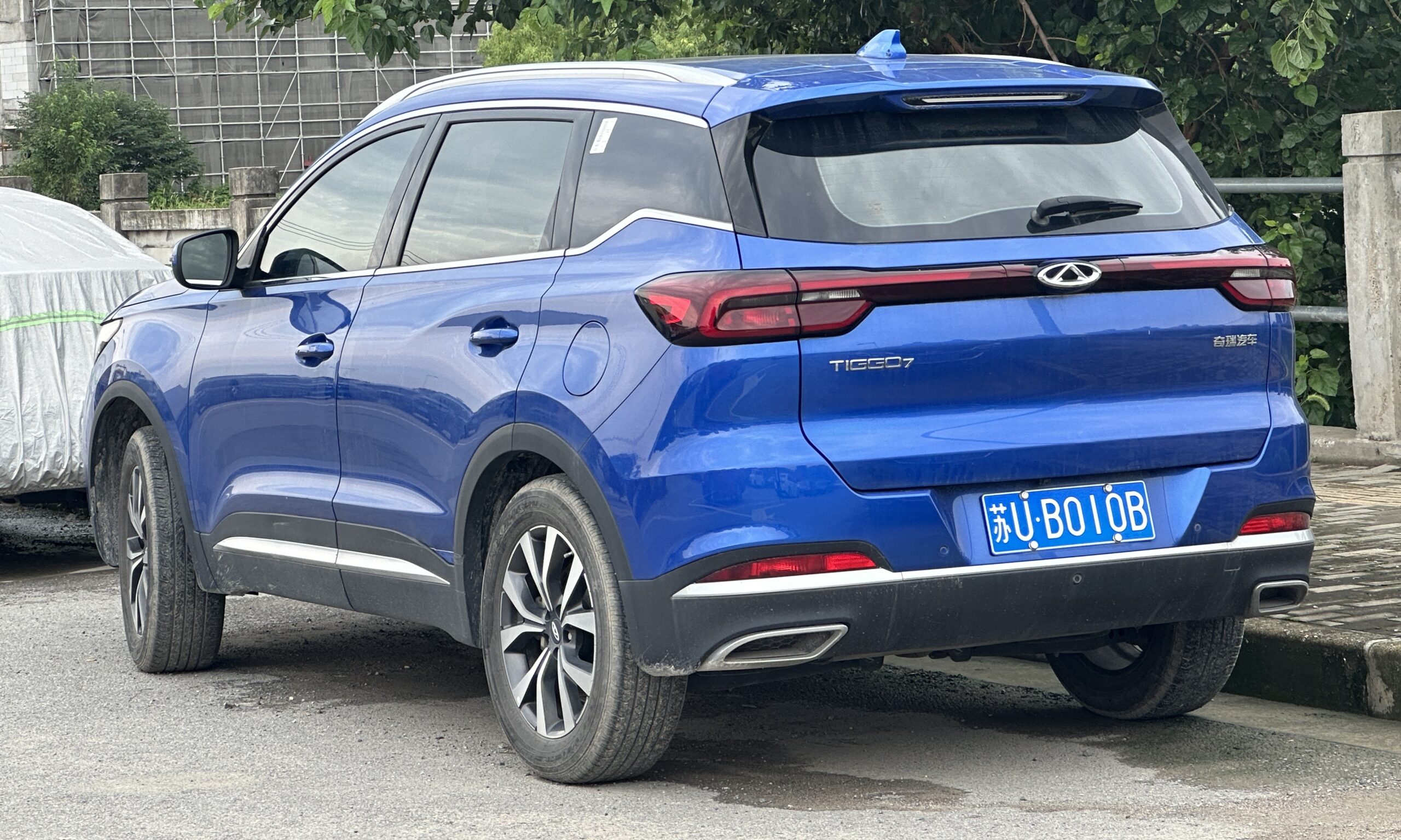 Chery Tiggo 7 Pro — вид сзади