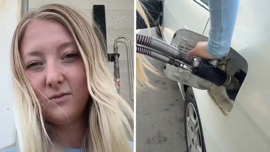 Иллюстрация 101auto.ru: Женщина ведёт Honda Civic на природном газе, но столкнулась с неожиданностями