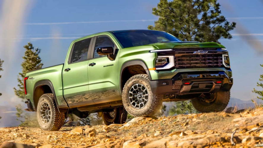 Иллюстрация 101auto.ru: Новый Chevrolet Silverado 1500 2027: обновленный дизайн и два новых V8