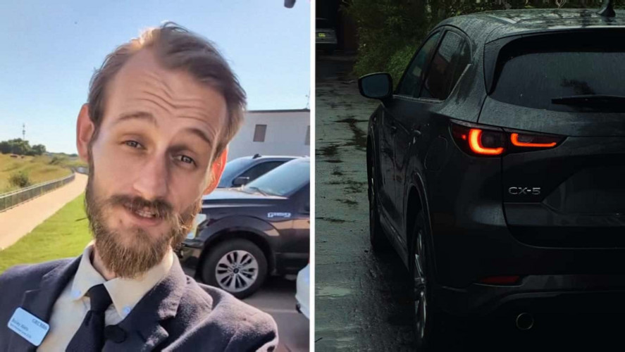 Иллюстрация 101auto.ru: Мазда показала преимущество CX-5 перед RAV4 через ковер в багажнике