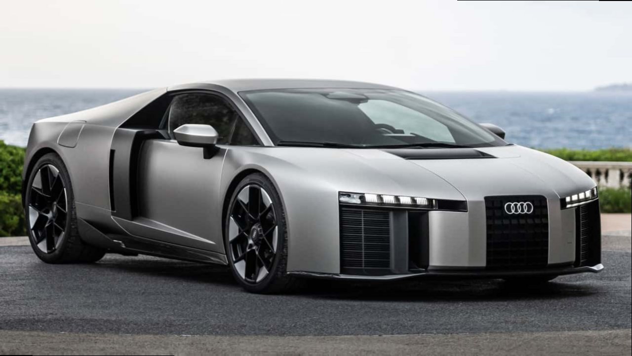 Прототип Audi Nuvolari во время тестов на треке