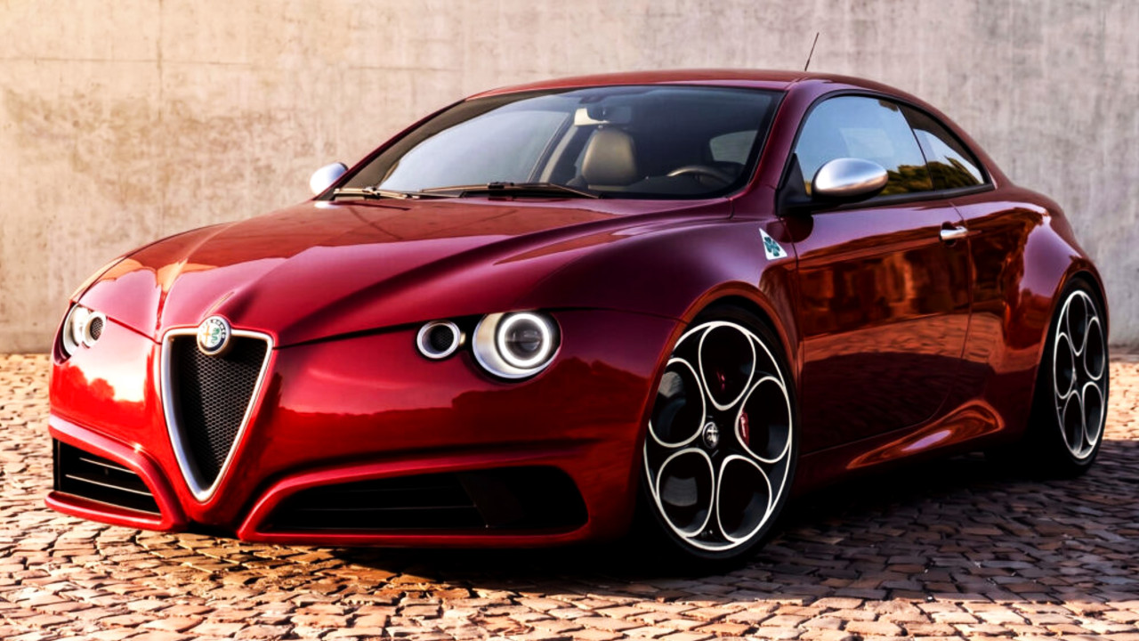 Иллюстрация 101auto.ru: Alfa Romeo GT Busso V6 получил цифровой рестомод с круглыми фарами