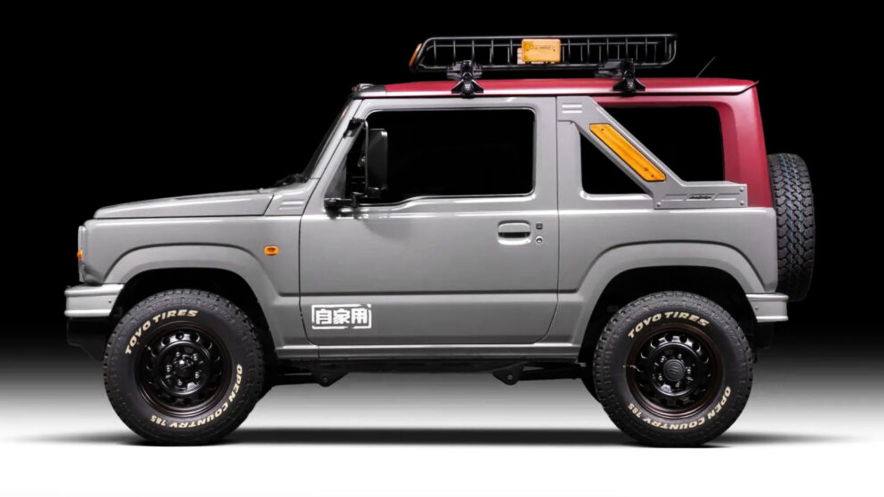 Иллюстрация 101auto.ru: Damd превратил Suzuki Jimny в псевдокабриолет с ретро-вставкой в окнах