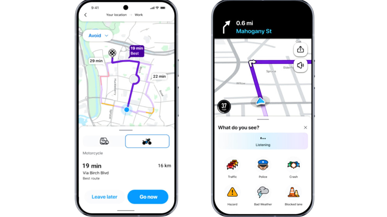 Иллюстрация 101auto.ru: Waze добавил режим для мотоциклистов и меньше отвлекающих подсказок