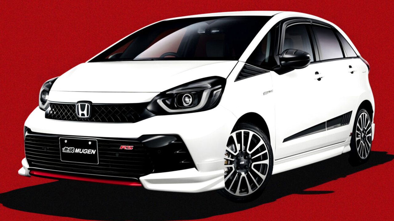Иллюстрация 101auto.ru: Mugen доработала Honda Fit: у хэтчбека появился демпфер как у Civic Type R