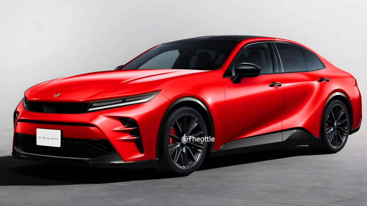 Иллюстрация 101auto.ru: Toyota Crown в стиле GR показали в рендере — седан мечты для США