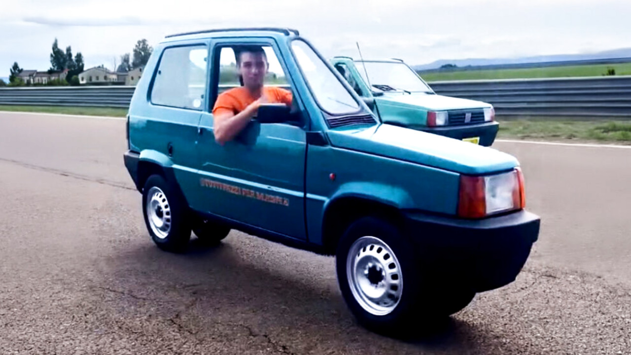 Иллюстрация 101auto.ru: В Италии собрали Fiat Panda шириной 500 мм — и он действительно едет