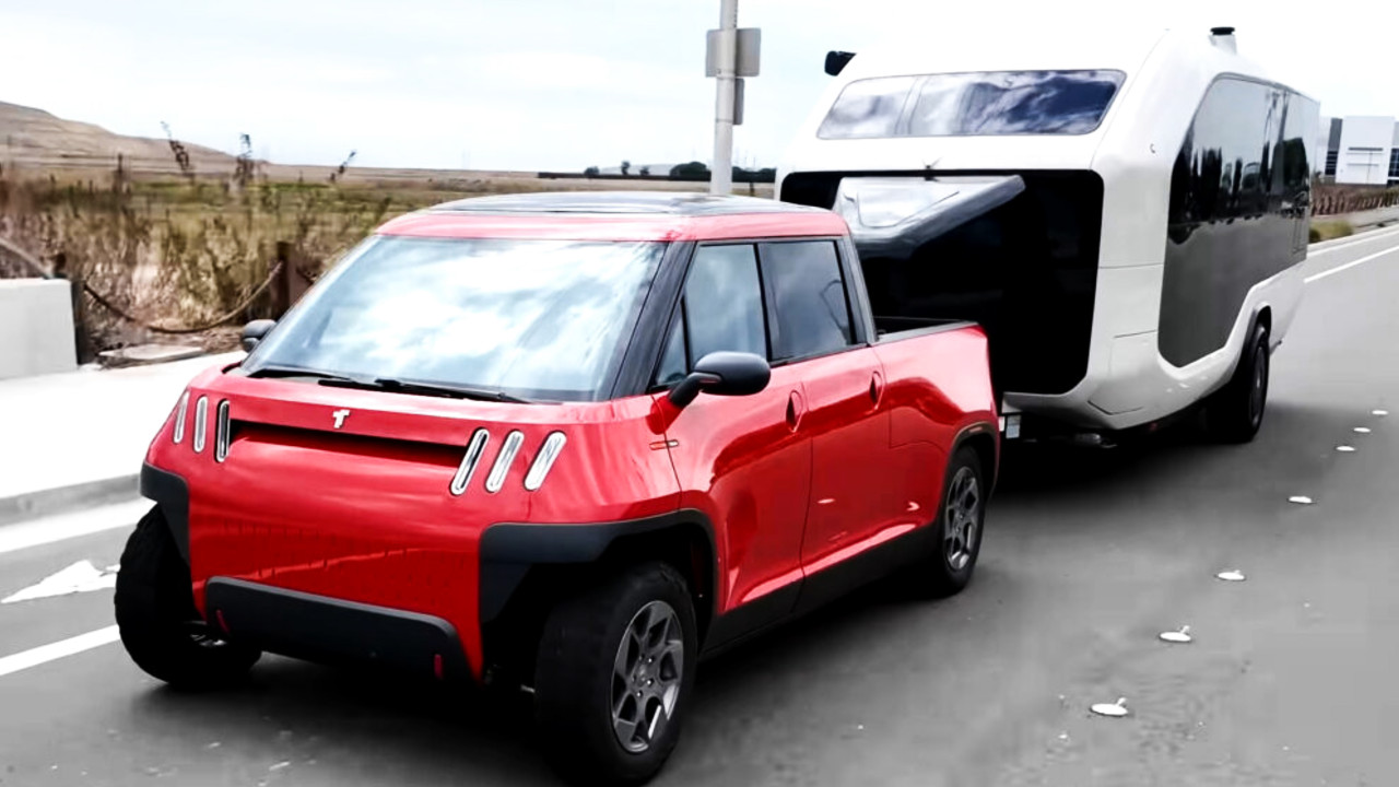 Иллюстрация 101auto.ru: Telo MT1: мини-пикап с батареей 106 кВт·ч и буксировкой до 8 000 фунтов