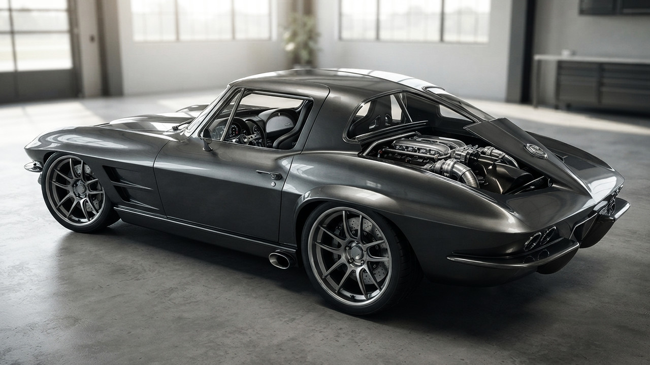 Иллюстрация 101auto.ru: Среднемоторный Corvette C2 1963 года продали за $65 500 после радикальной переделки