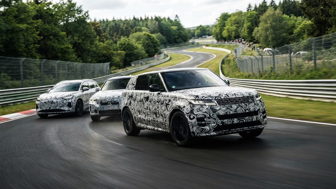 Иллюстрация 101auto.ru: Range Rover GT: новый электрический кроссовер примерили к BMW iX3 и Audi Q6 e-tron