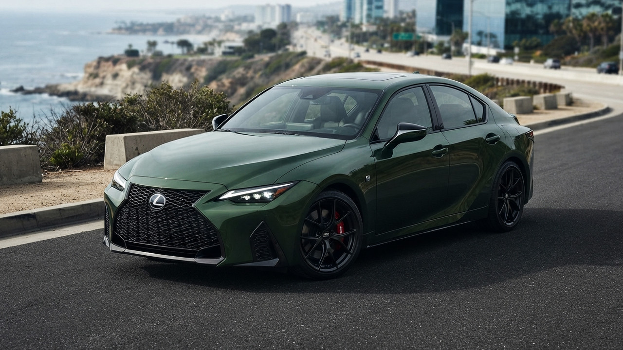 Иллюстрация 101auto.ru: Lexus выпустит IS 350 в зелёном специсполнении с V6 и тиражом 350 машин