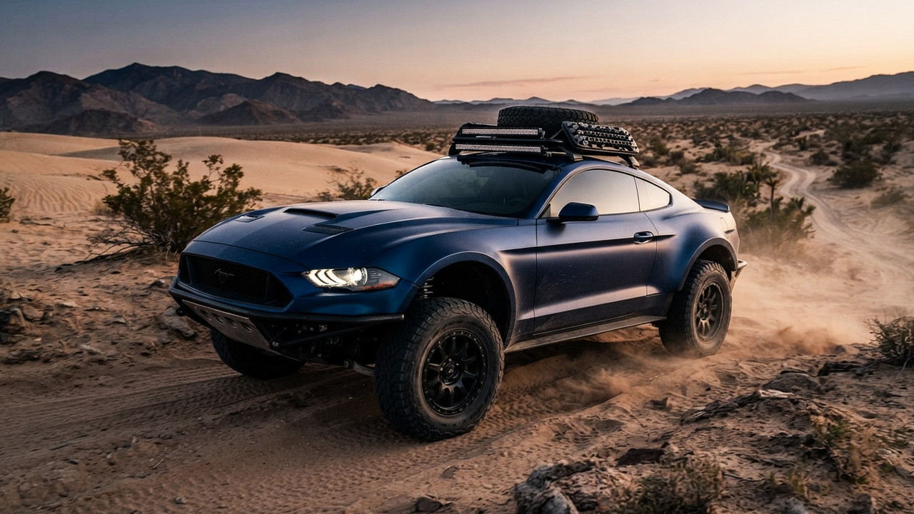 Иллюстрация 101auto.ru: Ford готовит внедорожный Mustang Baja с V8 и полным приводом
