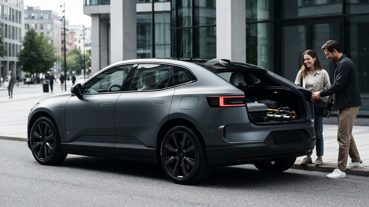 Иллюстрация 101auto.ru: Polestar 4 стал кроссовером: больше практичности и цена ниже без спорного окна сзади