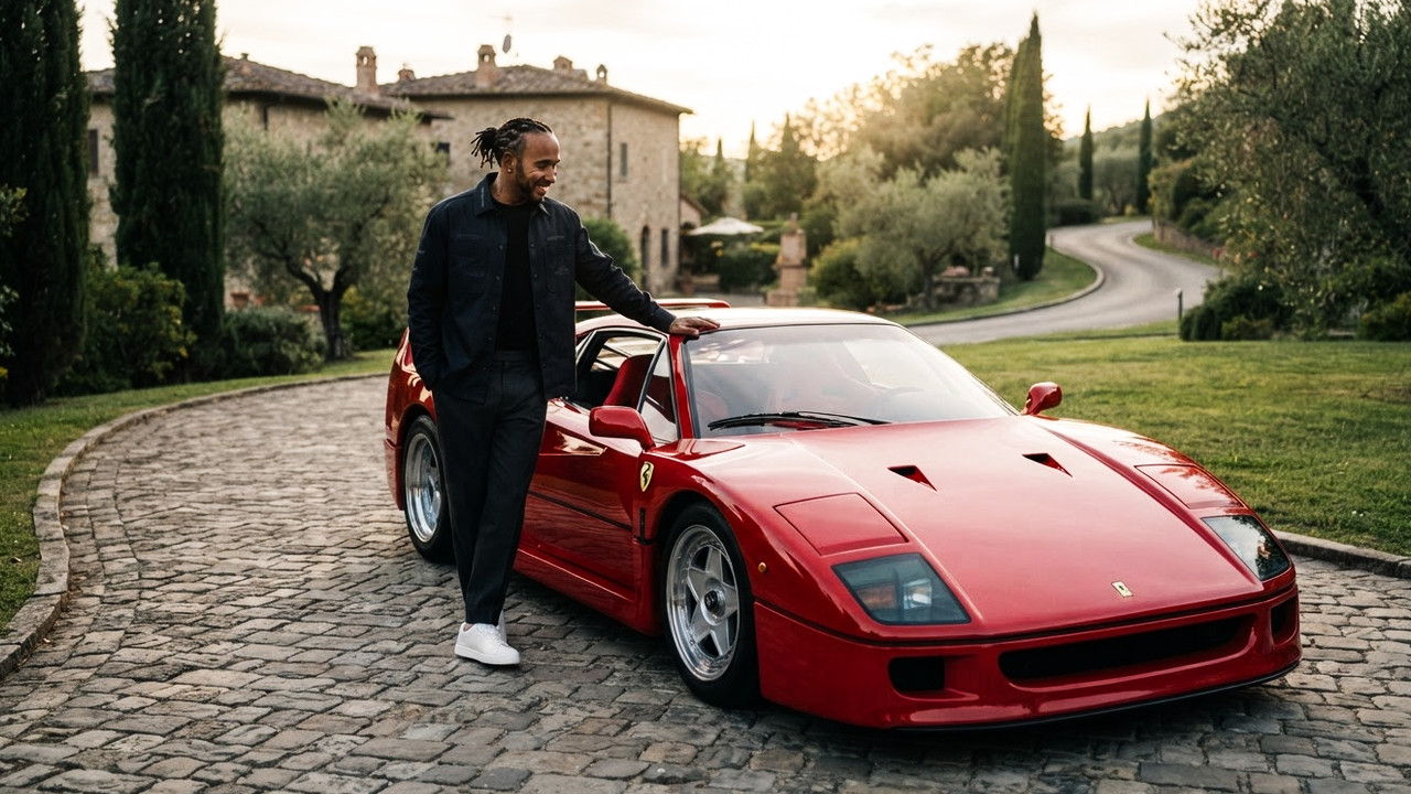 Иллюстрация 101auto.ru: Льюис Хэмилтон купил Ferrari F40, о которой мечтал с детства