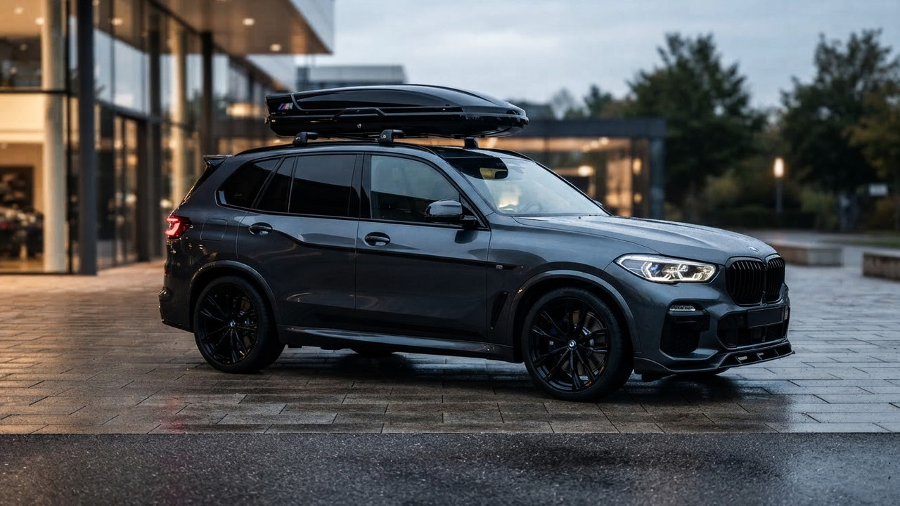 Иллюстрация 101auto.ru: BMW X5 получил пакет M Performance с карбоновыми деталями и багажными боксами