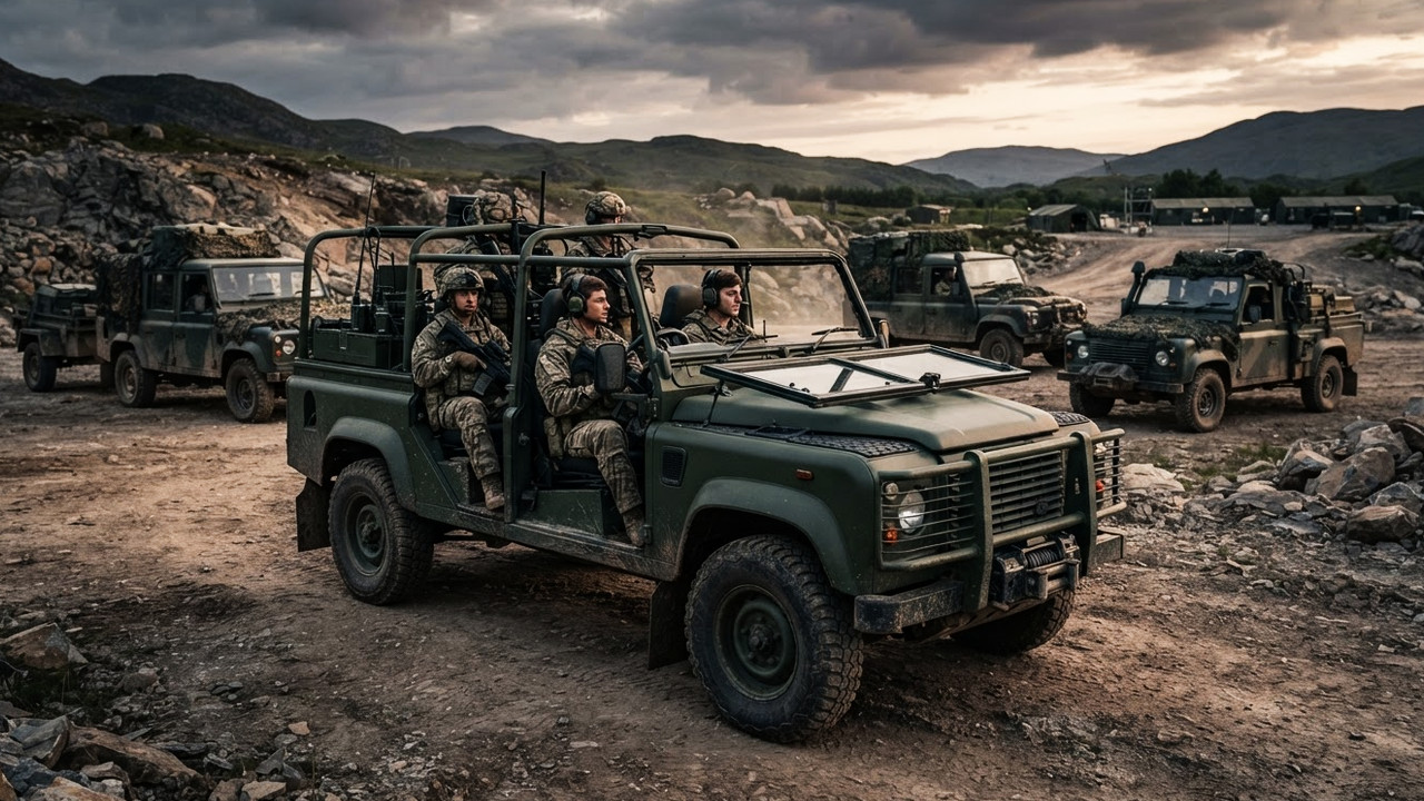 Иллюстрация 101auto.ru: JLR показала военные версии Defender и поборется за контракты НАТО