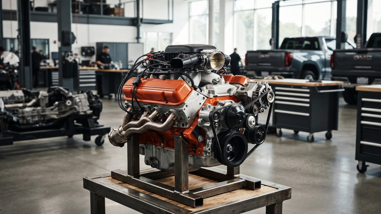 Иллюстрация 101auto.ru: GM представила новые V8 для Silverado и Sierra: мощнее, тяговитее и без турбин