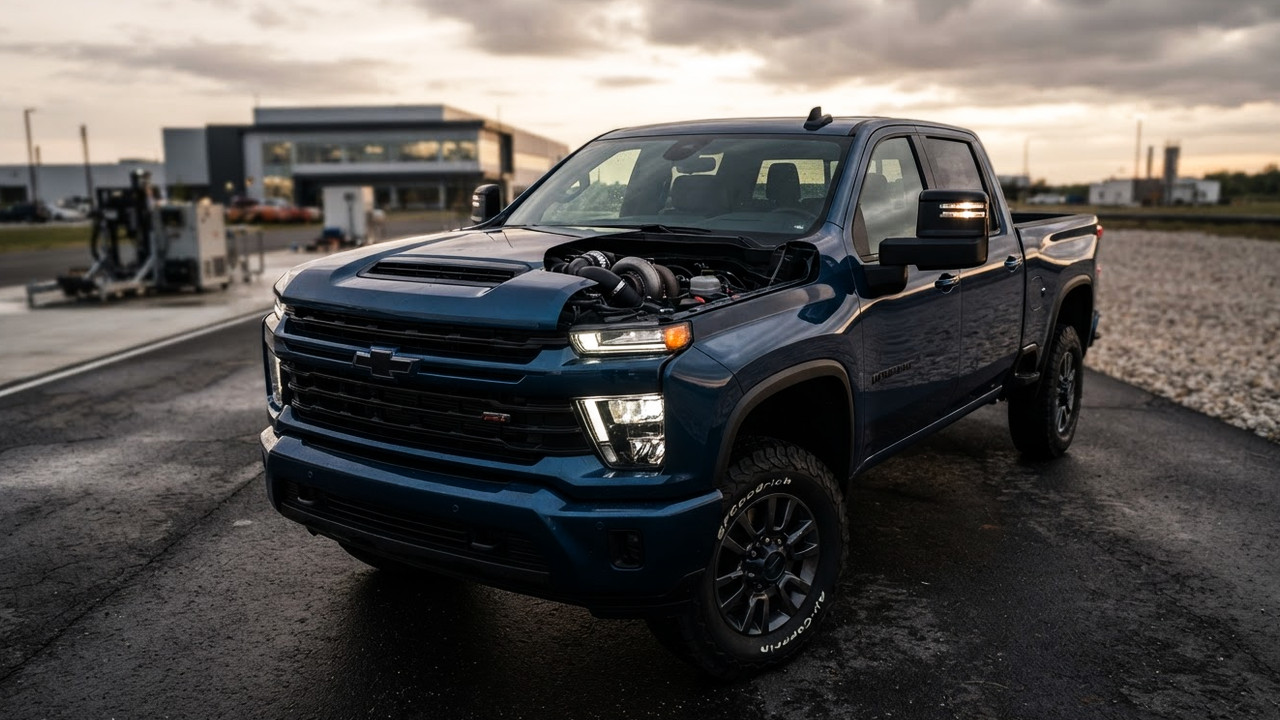 Иллюстрация 101auto.ru: GM показала 8,3-литровый Duramax Mongoose для Silverado HD и Sierra HD