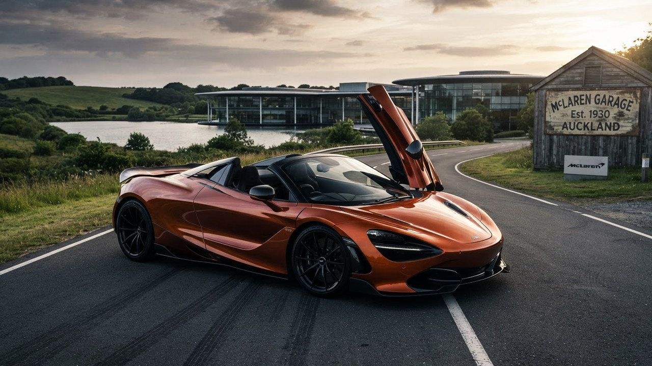 Иллюстрация 101auto.ru: McLaren показала новый логотип, вдохновлённый вывеской гаража семьи Брюса Макларена
