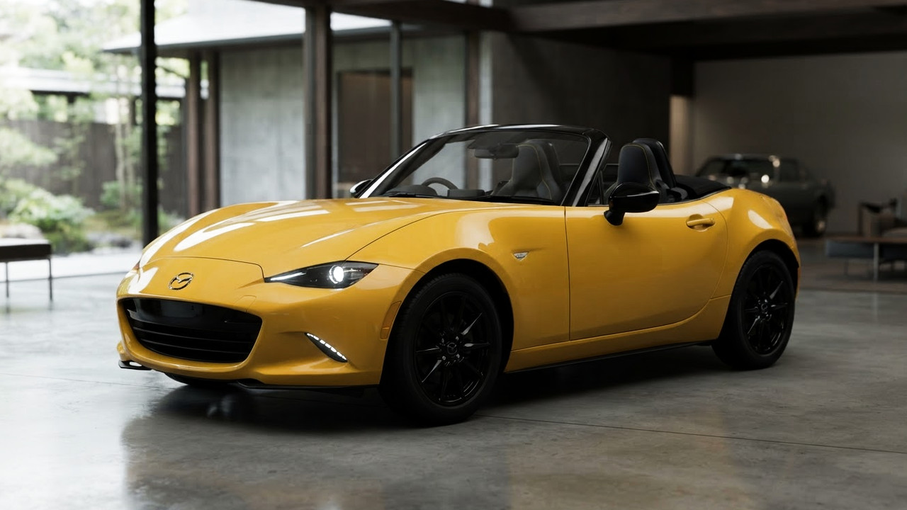 Иллюстрация 101auto.ru: Mazda выпустила жёлтую Miata ND: всего шесть машин и только для Японии