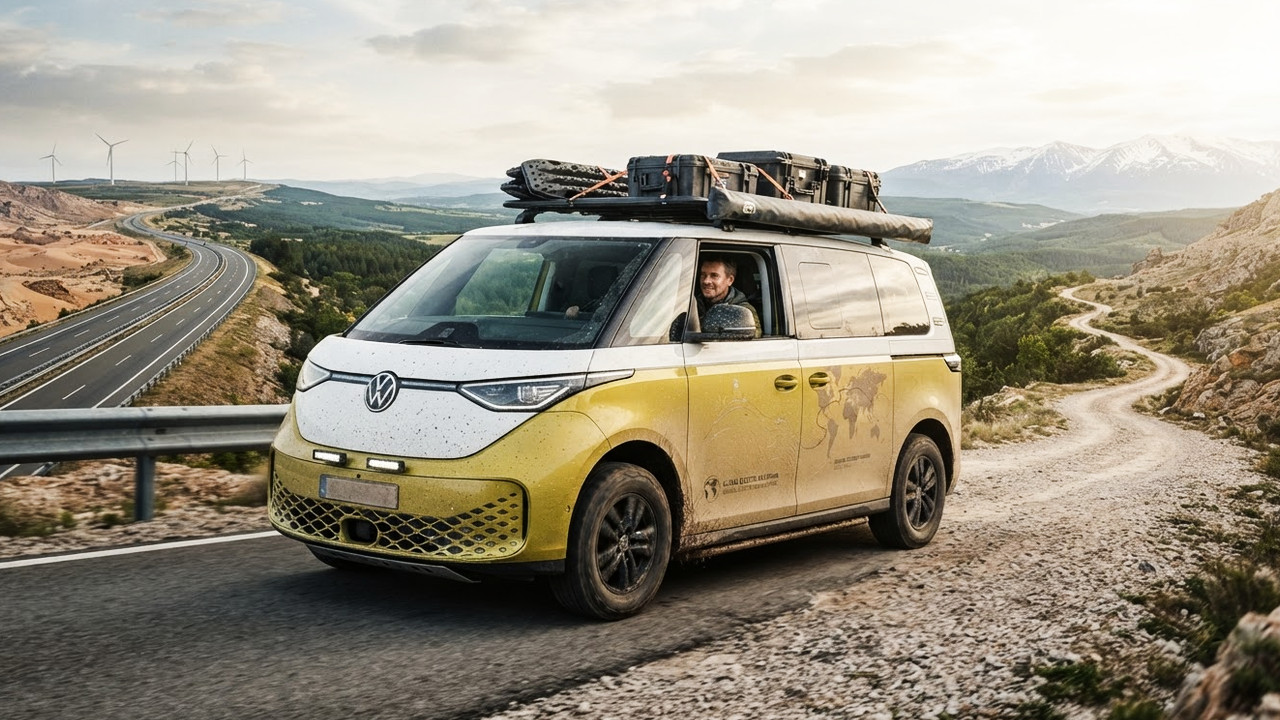 Иллюстрация 101auto.ru: VW ID. Buzz проехал 92 страны за 445 дней без поломок и попал в Книгу рекордов
