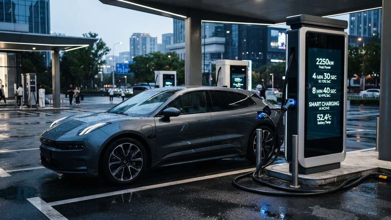 Иллюстрация 101auto.ru: Geely показала зарядку на 2250 кВт: электрокар можно пополнить за 4,5 минуты