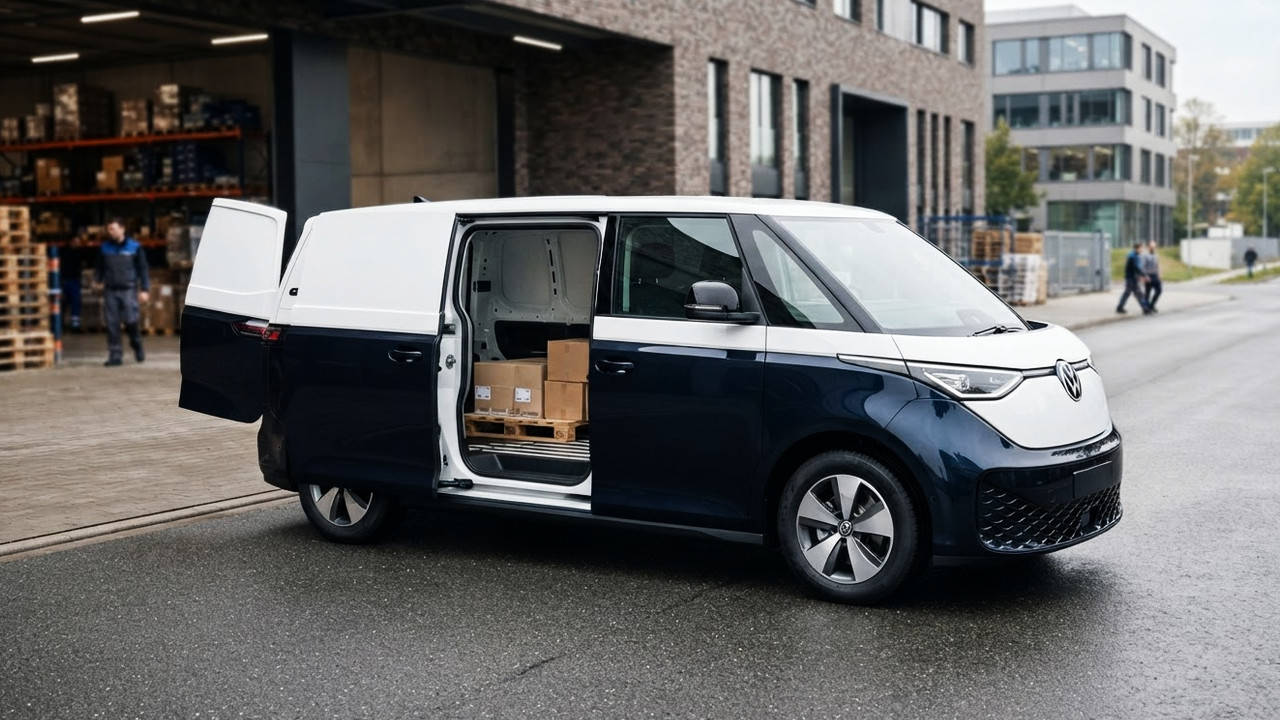 Иллюстрация 101auto.ru: VW представил удлинённый ID. Buzz Cargo с большим отсеком и полным приводом