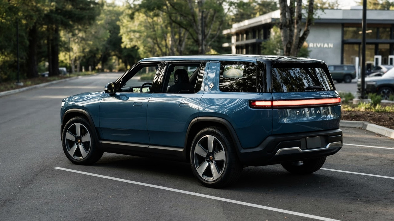 Иллюстрация 101auto.ru: Rivian отозвала R2, R1S и R1T из-за ошибки с изображением камеры заднего вида