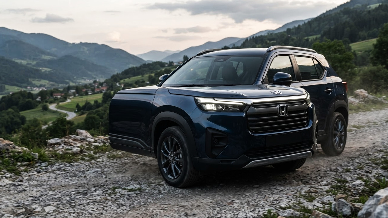 Иллюстрация 101auto.ru: Honda обновляет Elevate: у бюджетного SUV появится более «внедорожный» облик