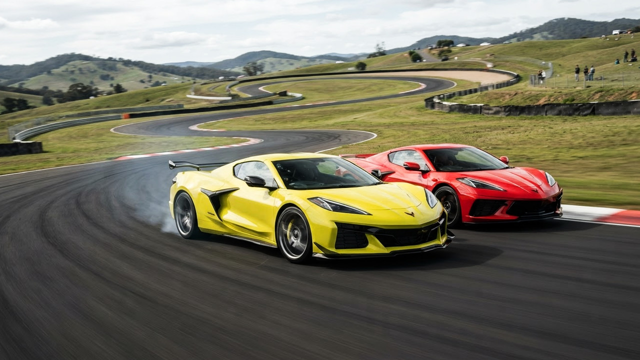 Иллюстрация 101auto.ru: Chevrolet Corvette Stingray и Z06 на треке: что показывают в реальной езде
