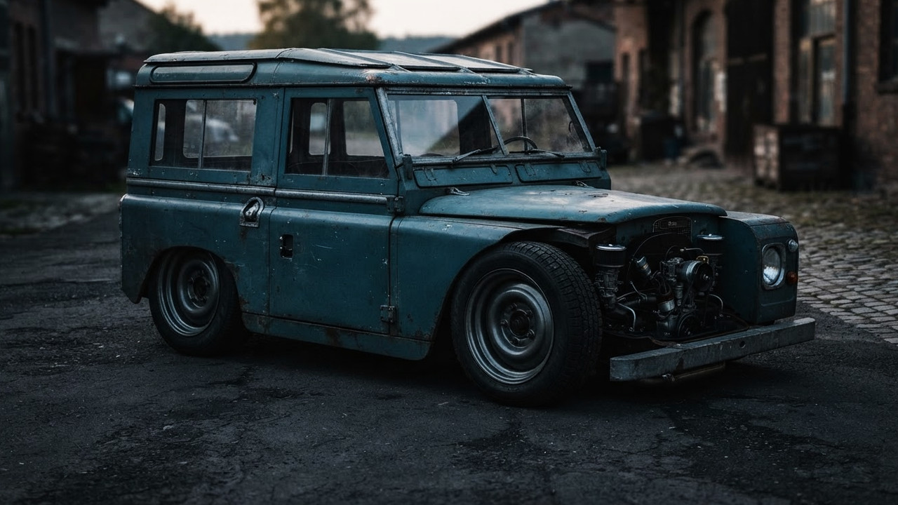 Иллюстрация 101auto.ru: Land Rover на кузове Series III и с мотором VW Beetle выставили на продажу