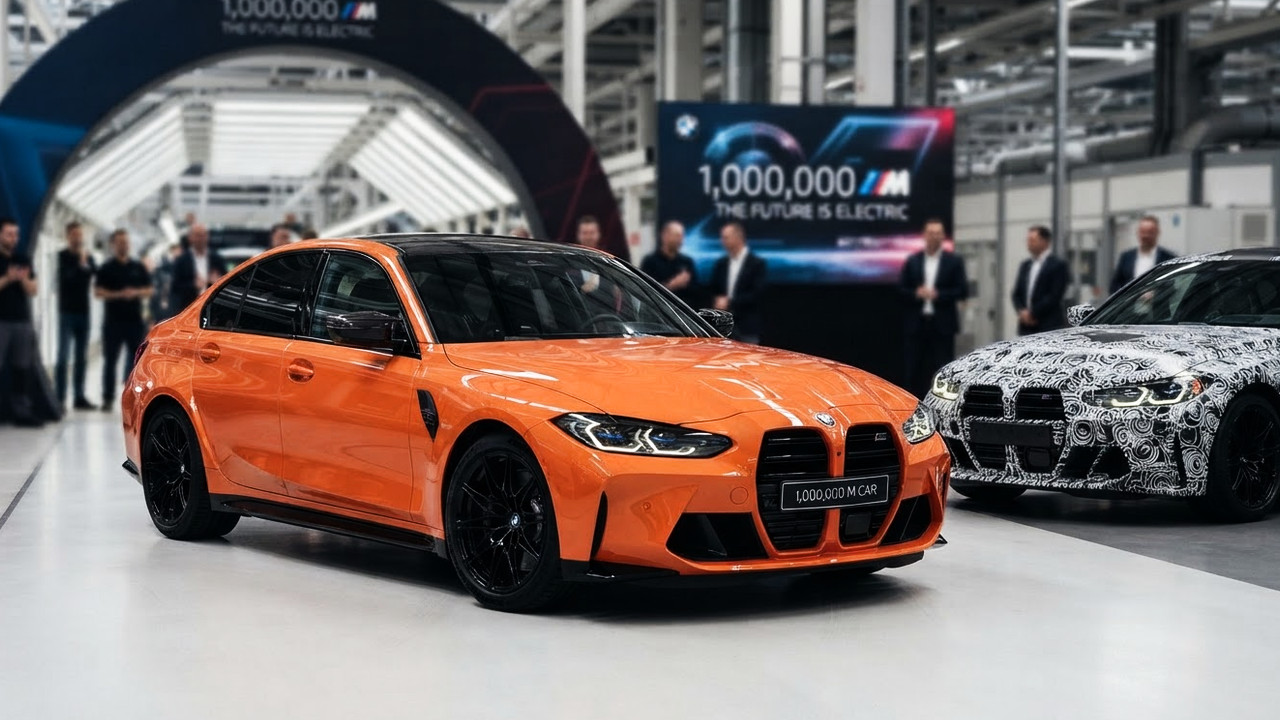 Иллюстрация 101auto.ru: BMW M отметила выпуск миллионного автомобиля и показала тизер M3 EV