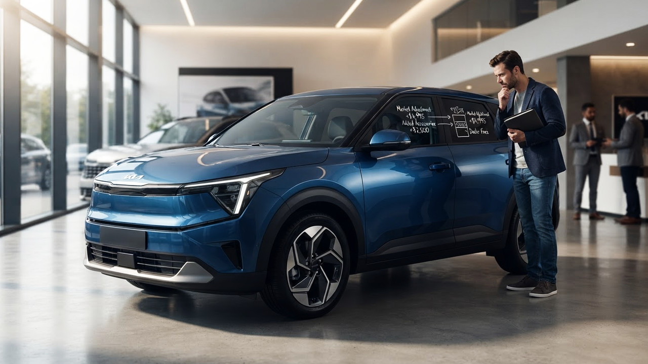 Иллюстрация 101auto.ru: Kia EV3 у дилеров продают с наценками до $4 995: цена быстро уходит выше MSRP